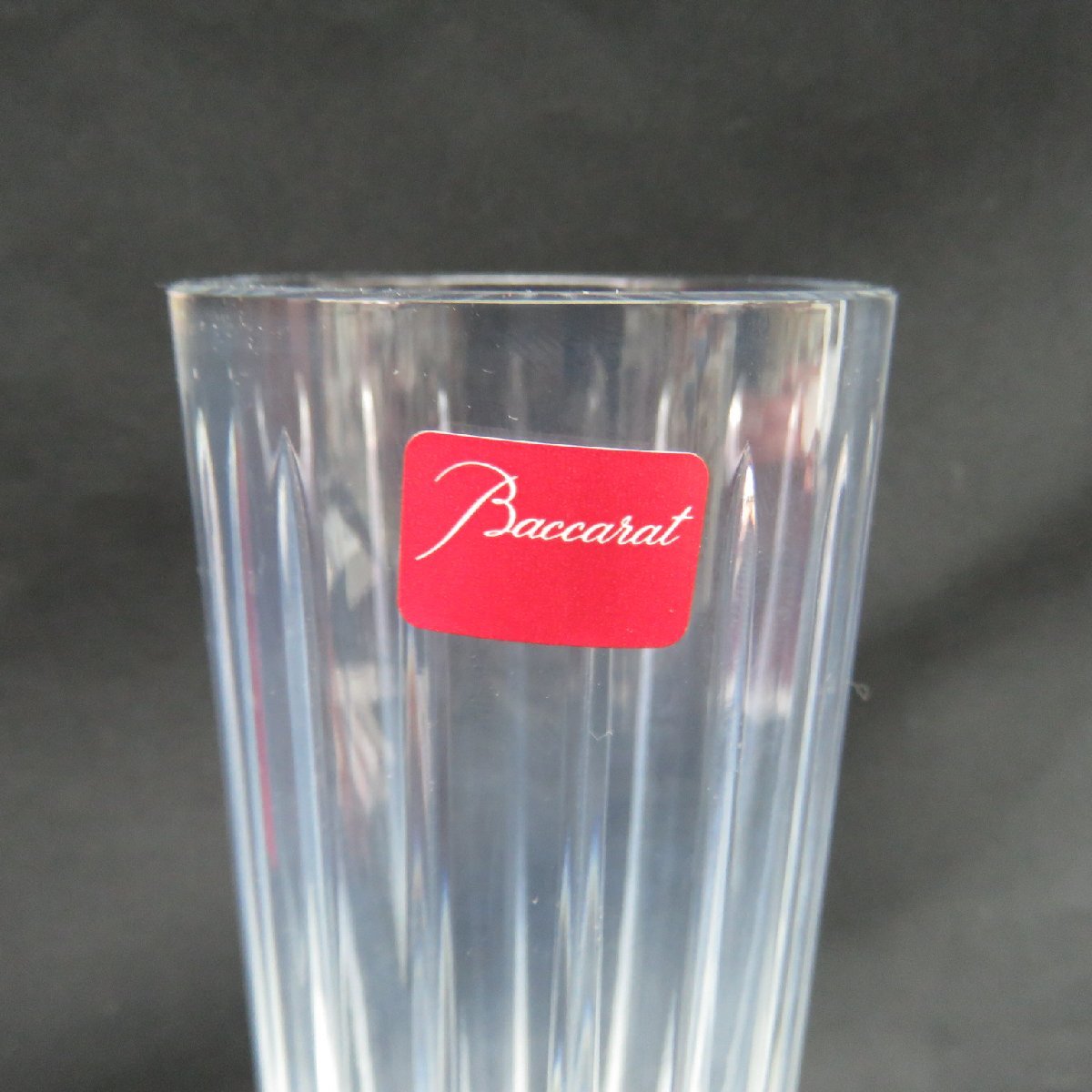 Baccarat バカラ ハーモニー 一輪挿し フラワーベース 花瓶 美品】Baccarat バカラ ハーモニー フラワーベース 花瓶 一輪挿し 箱