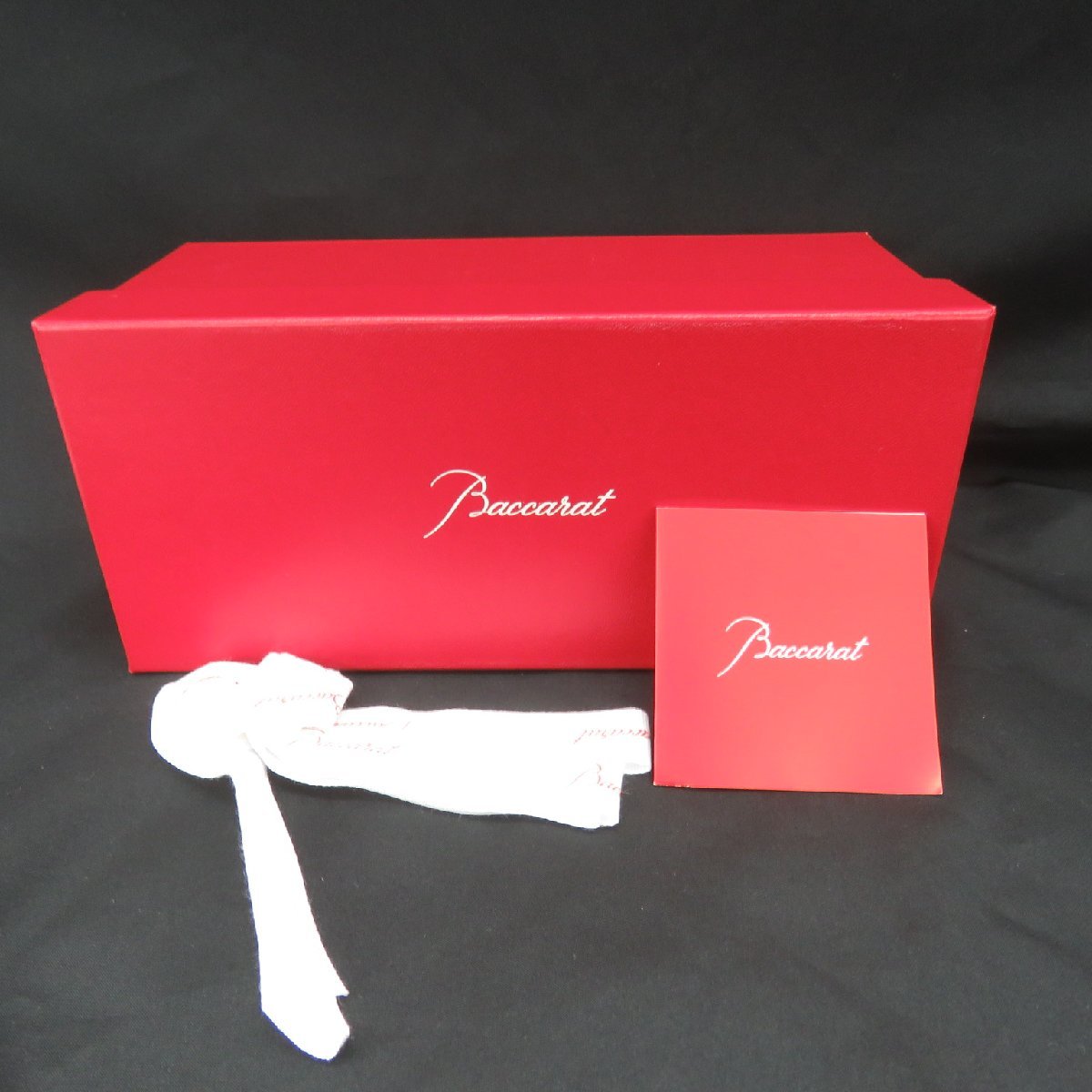 美品】Baccarat バカラ ハーモニー フラワーベース 花瓶 一輪挿し 箱