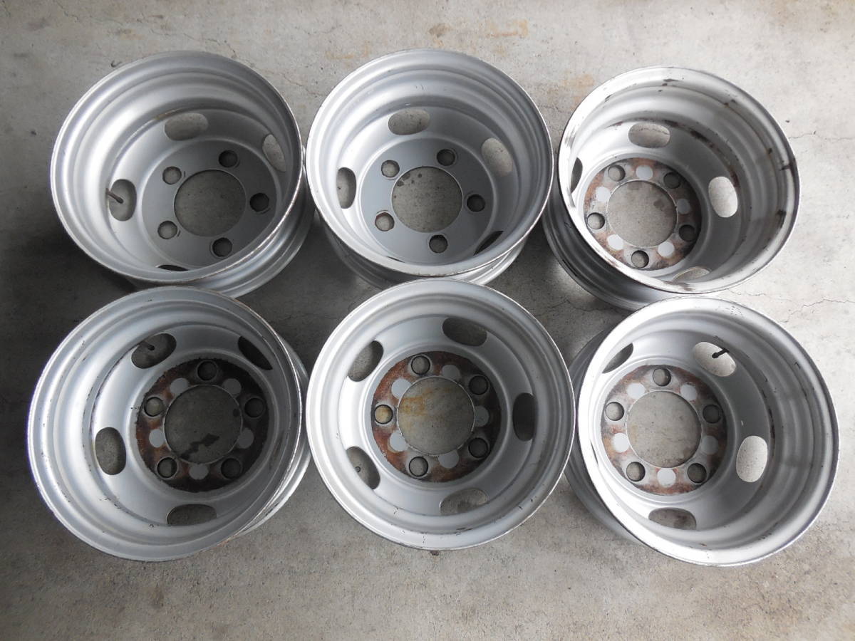 2トン車⁄ダイナ系16インチ⁄トピー工業スチールホイール⁄T16X51 