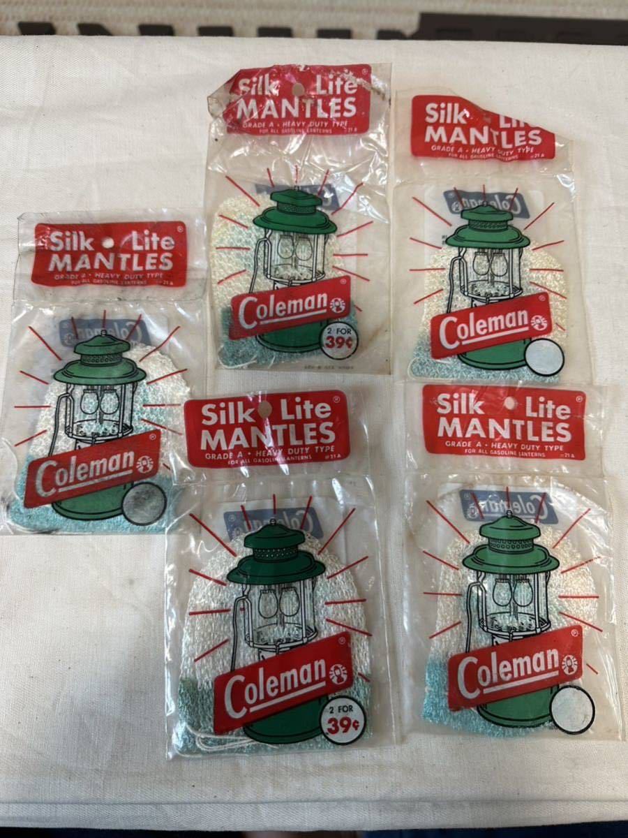 Coleman コールマン ビンテージ マントルUSA製 21A 5パック　200系　300系　パーツ　部品　コールマンランタン　200A 等