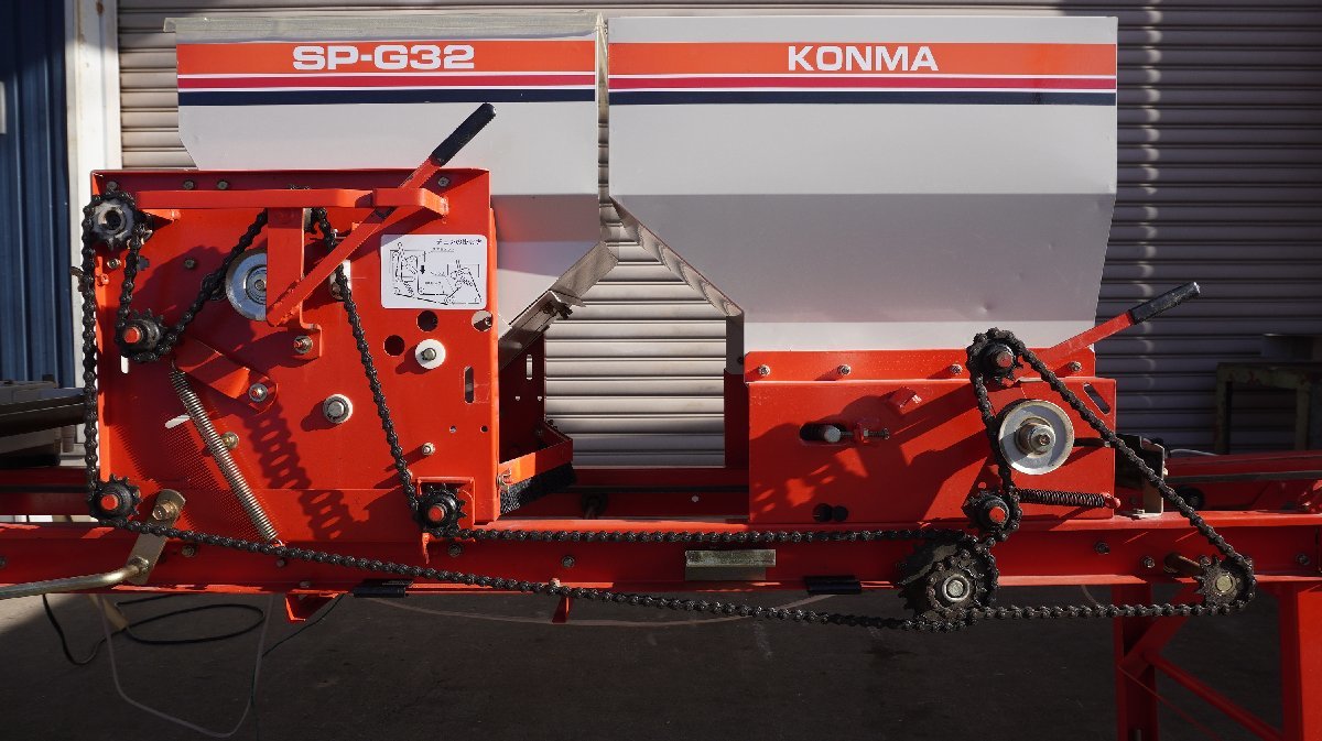コンマ製作所 引取限定 中古 オート播種機 SP-G32 単相100V 50/60Hz  