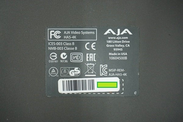 HDMI - AJA to 4K | SDI HA5-Plus Converters Mini-Converter 3G-SDI