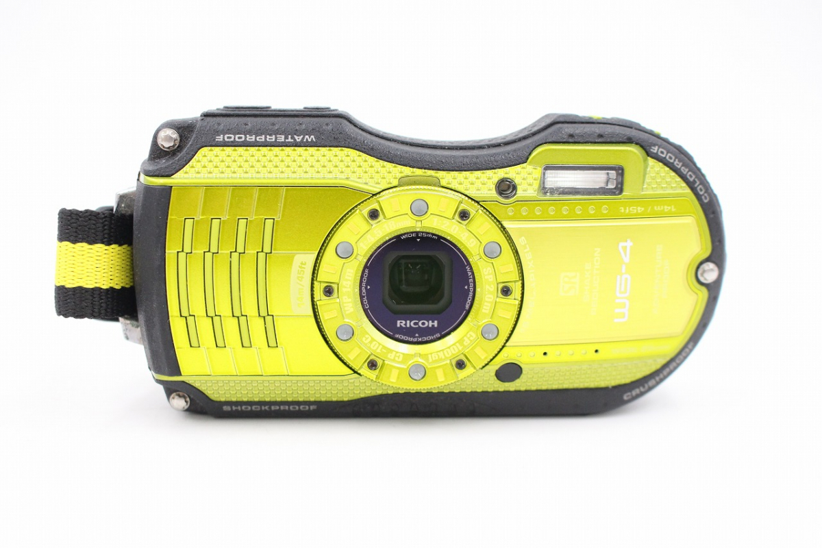 RICOH WG-4 ライムイエロー IMAGING 防水リコー 中古リコー 【行董 