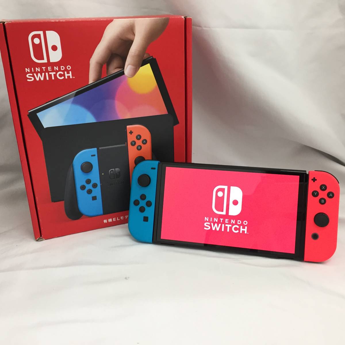 Switch本体/初期化済【Nintendo Switch 本体/有機ELモデル】1円～/送料