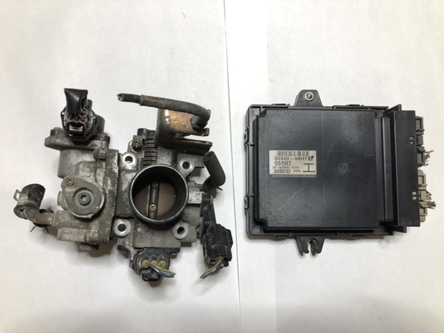 21◇エブリィDA64Vターボ☆スロットルボディ＆エンジンコンピューター