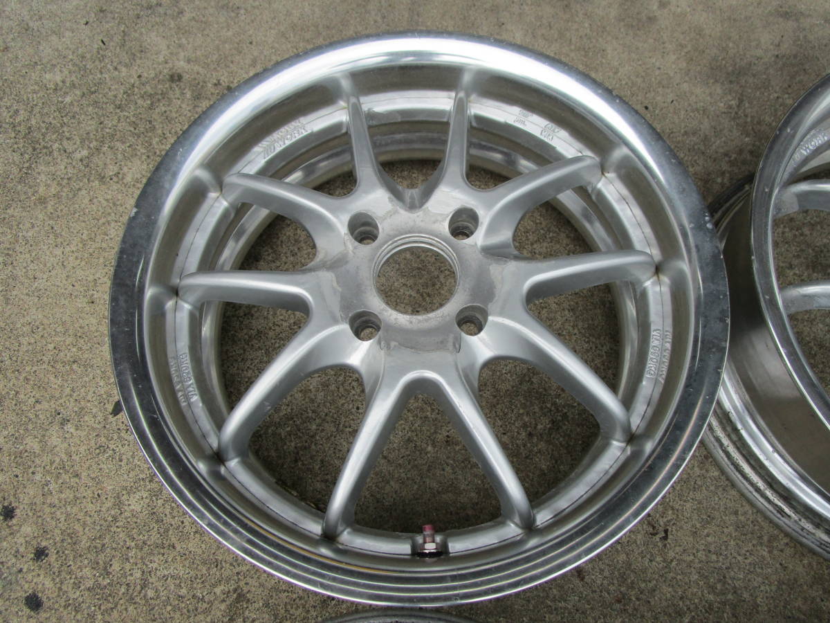 WORK 15インチ 5.5J +40 100/4H 4本