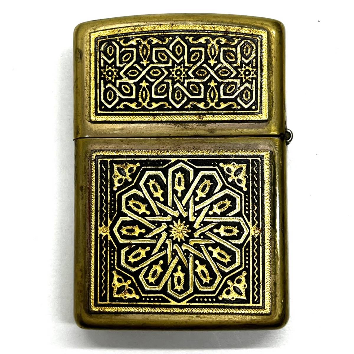 h1304 中古☆ ZIPPO ジッポー TOLEDO トレド トレドの象嵌細工風 