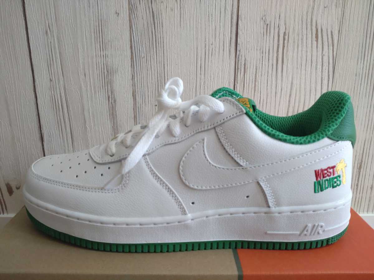 限定セール，新品 NIKE AIR FORCE 1 LOW RETRO QS WEST INDIES CLASSIC GREEN ナイキ エア フォース1 DX1156-100 us10.5 28.5(28.5cm)｜売買されたオークション情報、yahooの商品情報をアーカイブ公開 - オークファン 28.5cm