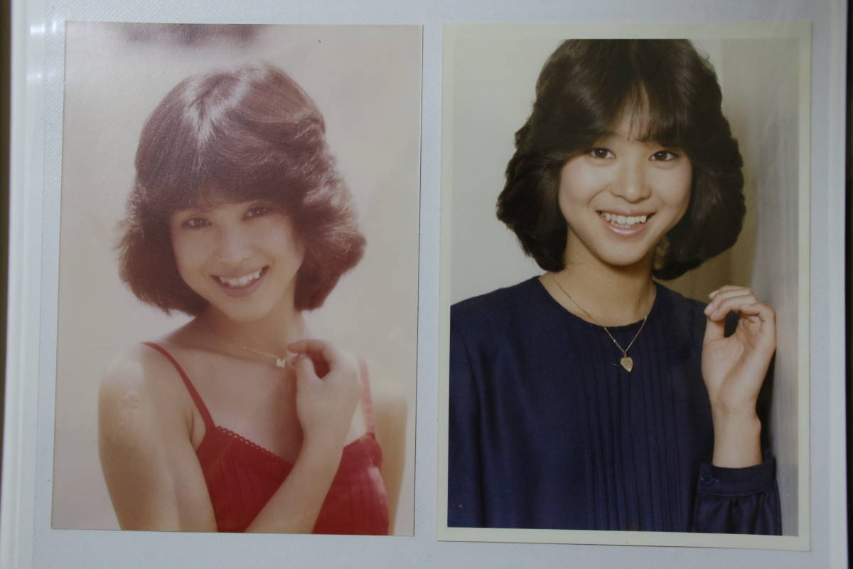松田聖子 生写真（2L版）2枚 松田聖子 【公式通販】