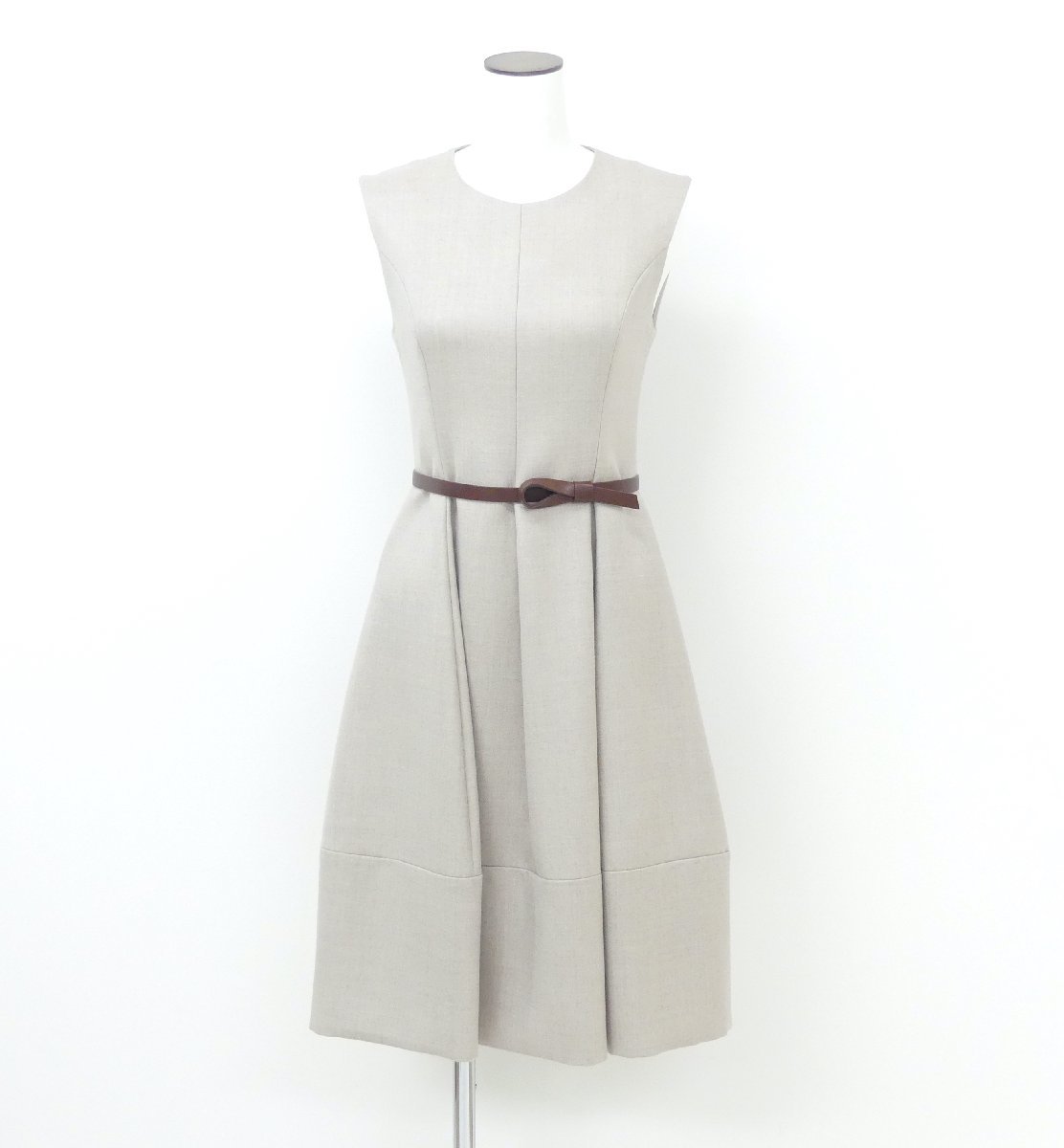 FOXEY ワンピース ドレス レディブーケ 38 ライトナチュラル ウール  