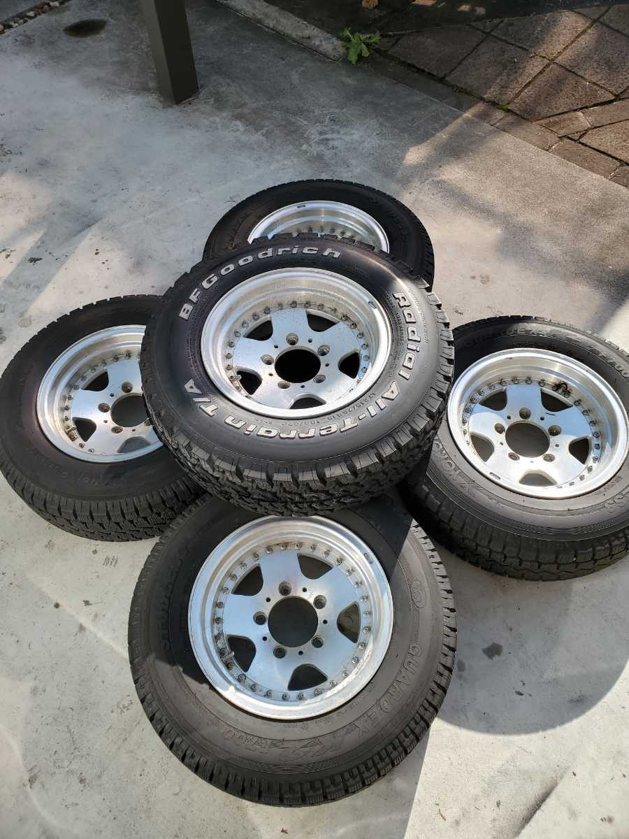 大人気，低価 ジムニー 15&times;7JJ GMR スタッドレスタイヤ付き 手渡し限定 215/170R15(スタッドレスタイヤ)｜売買されたオークション情報、yahooの商品情報をアーカイブ公開 - オークファン 5穴