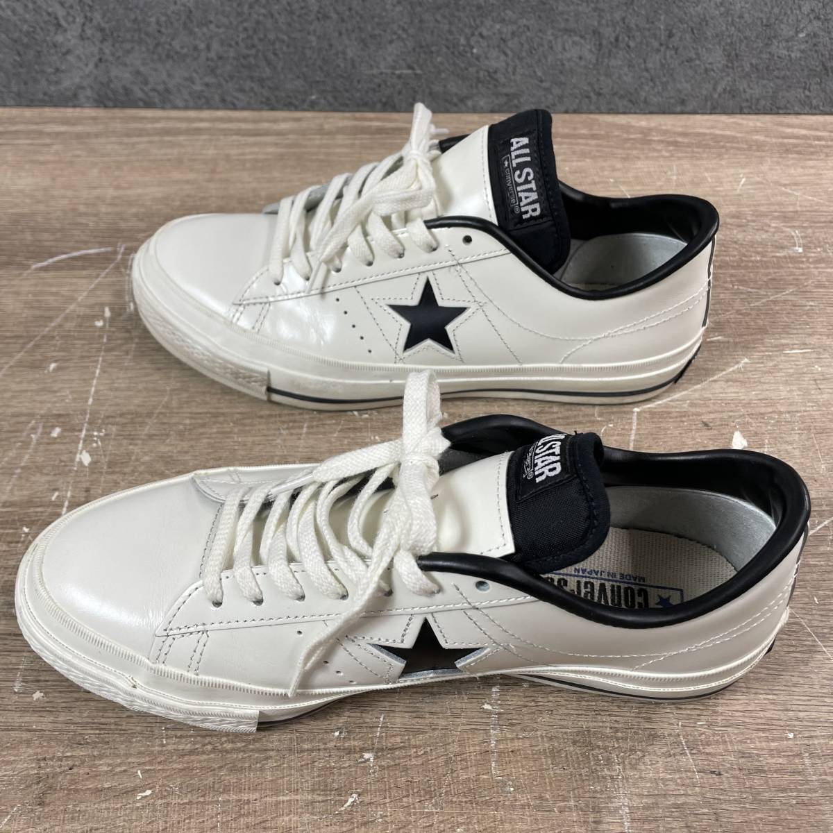 CONVERSE ALL STAR 日本製 スニーカー ONE STAR J レザー ホワイト 約 