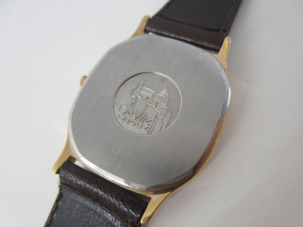 動作未確認 OMEGA オメガ DeVille デヴィル デビル 1336 クォーツ