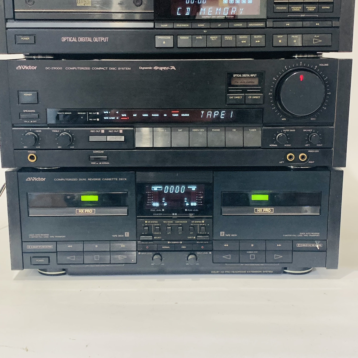 A2089】動作確認済 Victor ビクター DC-Z9000 システムコンポ (AX