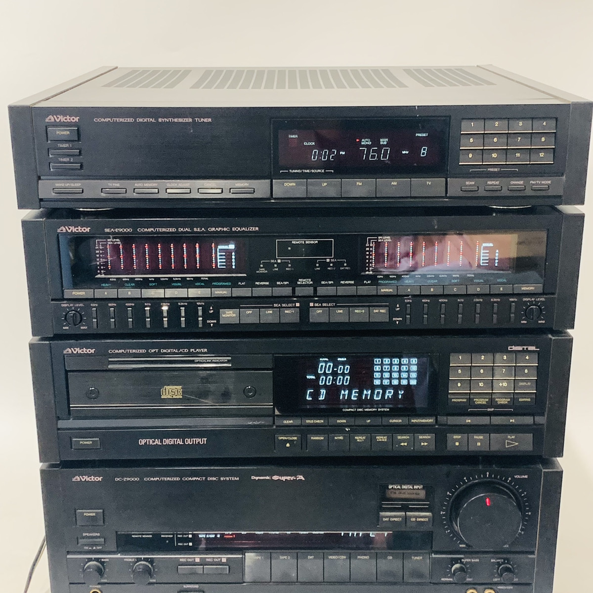 A2089】動作確認済 Victor ビクター DC-Z9000 システムコンポ (AX