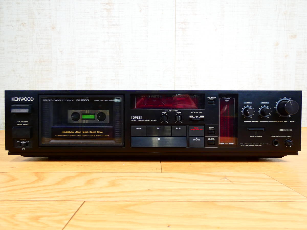 KENWOOD KX-880G カセットデッキ ケンウッド（ジャンク品） KENWOOD KX