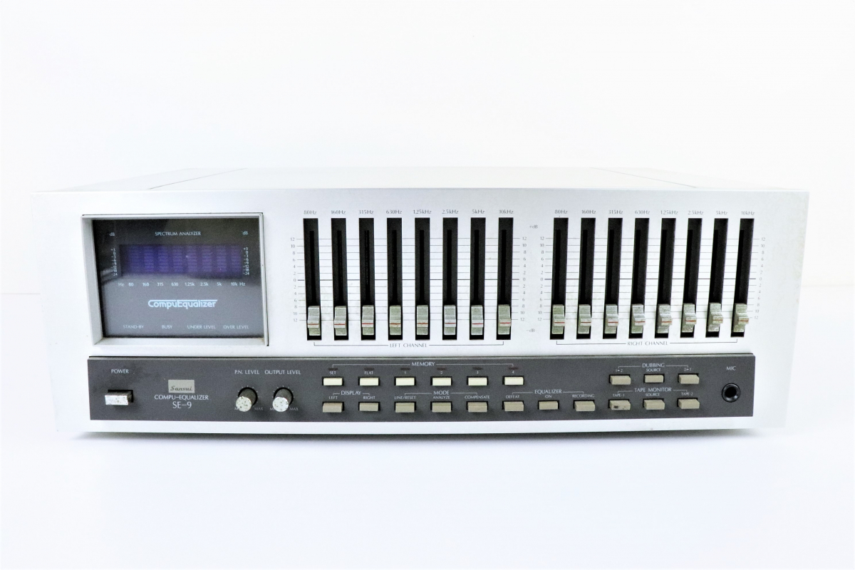 通電のみ確認済み！】Sansui SE-9 サンスイ グラフィックイコライザー
