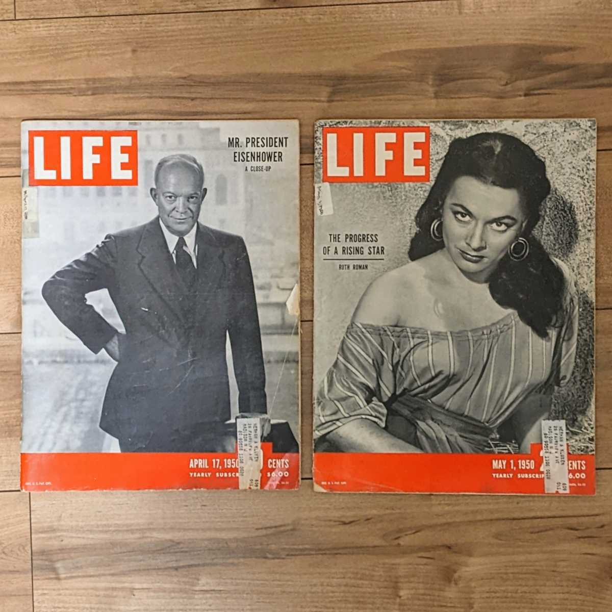 1950s 4冊□LIFE Magazine□ライフ□洋雑誌□アンティーク