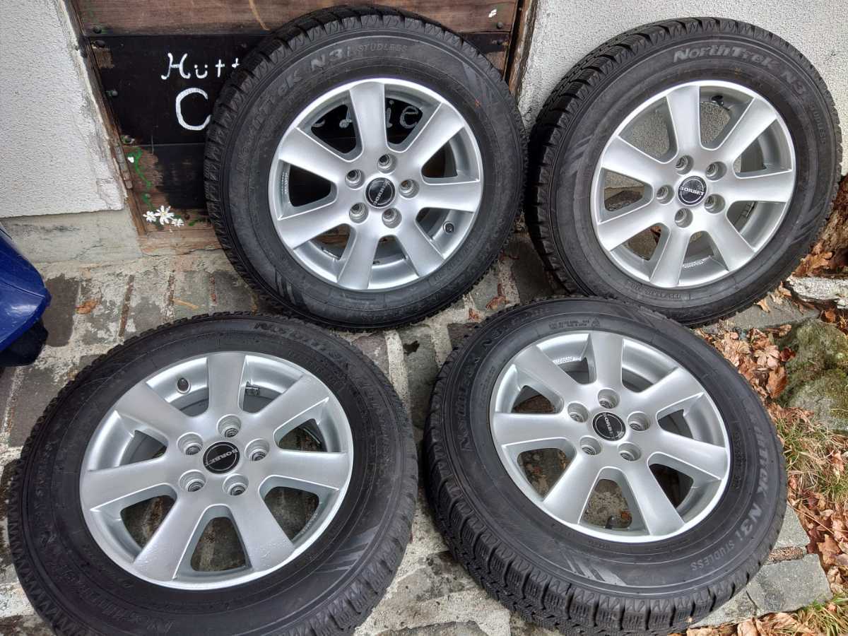 人気セール，限定セール ワーゲン ゴルフ トゥーラン アウディa3等BORBED15インチ 2019年製造ダンロップ製OEMオートバックススタッドレス195/65R15(スタッドレスタイヤ)｜売買されたオークション情報、yahooの商品情報をア 4穴