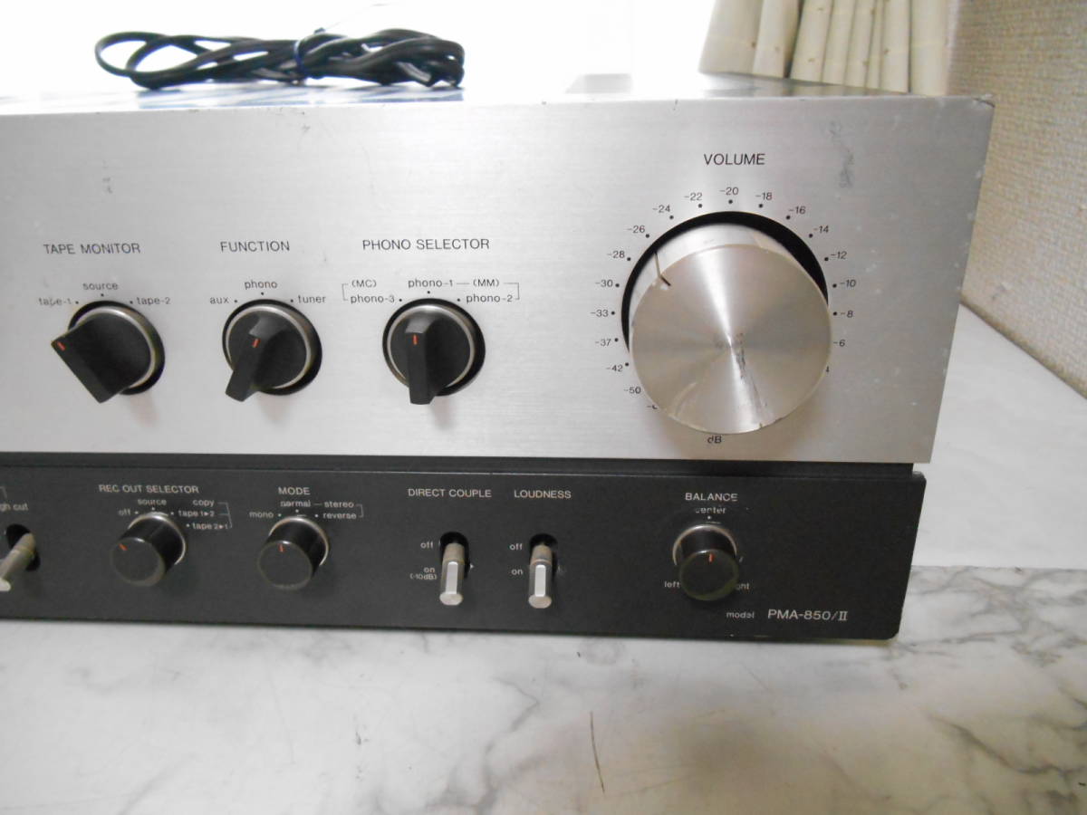 ESH026 DENON PMA-850 プリメインアンプ【ジャンク】 ☆DENON PMA-850/Ⅱ 音出し確認【ジャンク扱い品】 - DENON プリメイン