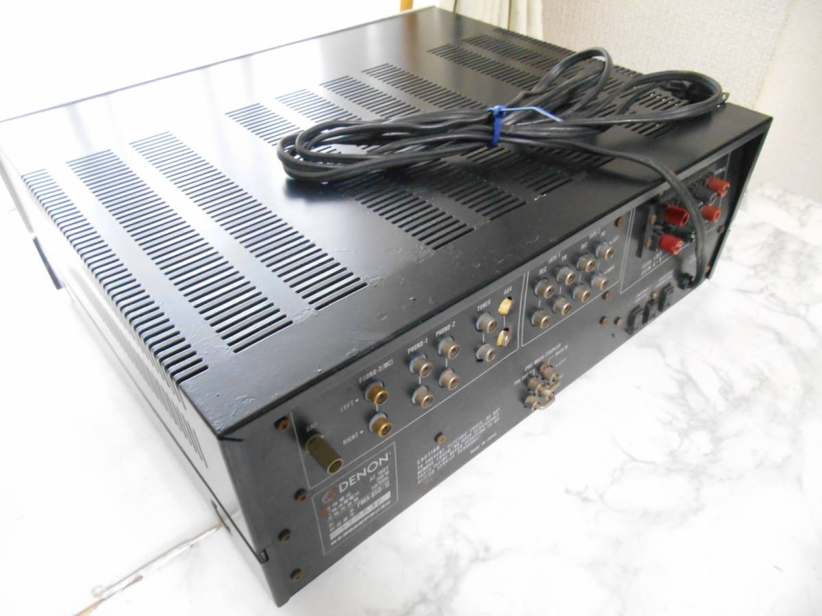 ESH026 DENON PMA-850 プリメインアンプ【ジャンク】 ☆DENON PMA-850/Ⅱ 音出し確認【ジャンク扱い品】 - DENON プリメイン