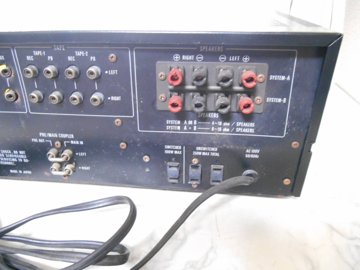 ☆DENON PMA-850/Ⅱ 音出し確認【ジャンク扱い品】 - DENON プリメイン