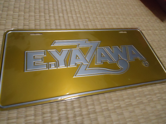 矢沢永吉ナンバープレート 矢沢永吉 定番【ナンバープレート(ロゴ