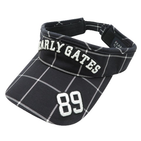 PEARLY パーリーゲイツ サンバイザー GATES | GATESぷっくりロゴ中綿