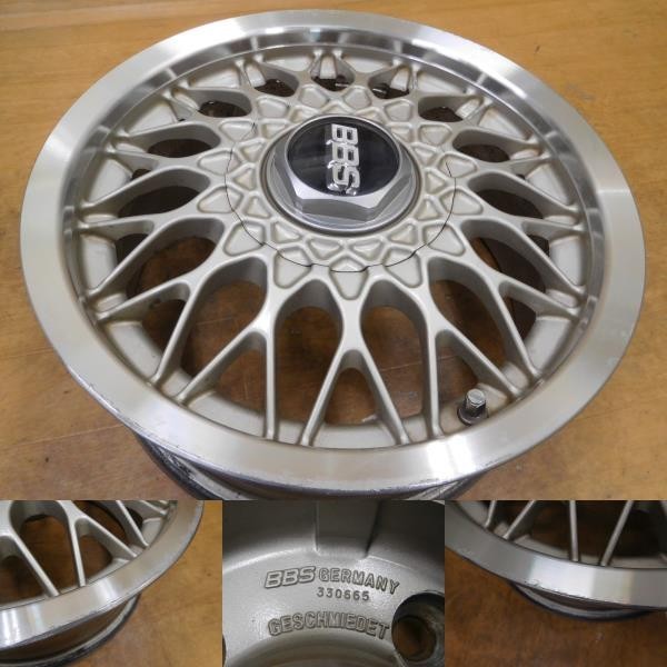 SALE，新品 13-021◆希少 キレイ★BBS RG★14in6J+40 100-4H★フィット，ヴィッツ，bB，ロードスター バーフェン軽自動車