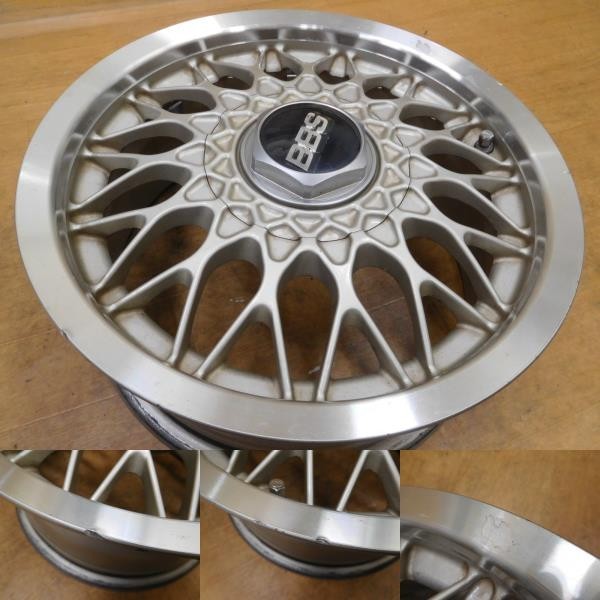 SALE，新品 13-021◆希少 キレイ★BBS RG★14in6J+40 100-4H★フィット，ヴィッツ，bB，ロードスター バーフェン軽自動車