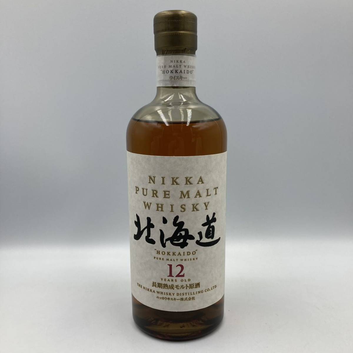 12.7 NB-t5☆未開栓 ニッカ ピュアモルト ウィスキー 北海道 12年