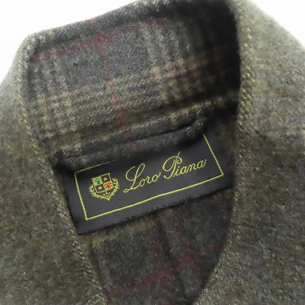 ☆Loro Piana/ロロピアーナ カシミヤ100％ スタンドカラー ジャケット/52 /060 Piana Loro ロロピアーナ 64478★美品 中古・古着通販LORO ITALY&frasl;ロロピアーナカシミヤ