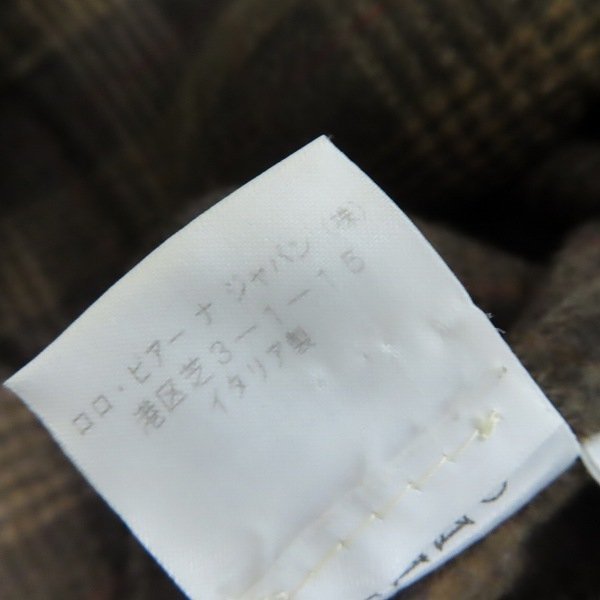 ☆Loro Piana/ロロピアーナ カシミヤ100％ スタンドカラー ジャケット/52 /060 Piana Loro ロロピアーナ 64478★美品 中古・古着通販LORO ITALY&frasl;ロロピアーナカシミヤ