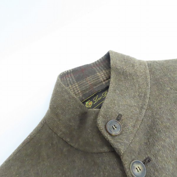 ☆Loro Piana/ロロピアーナ カシミヤ100％ スタンドカラー ジャケット/52 /060 Piana Loro ロロピアーナ 64478★美品 中古・古着通販LORO ITALY&frasl;ロロピアーナカシミヤ