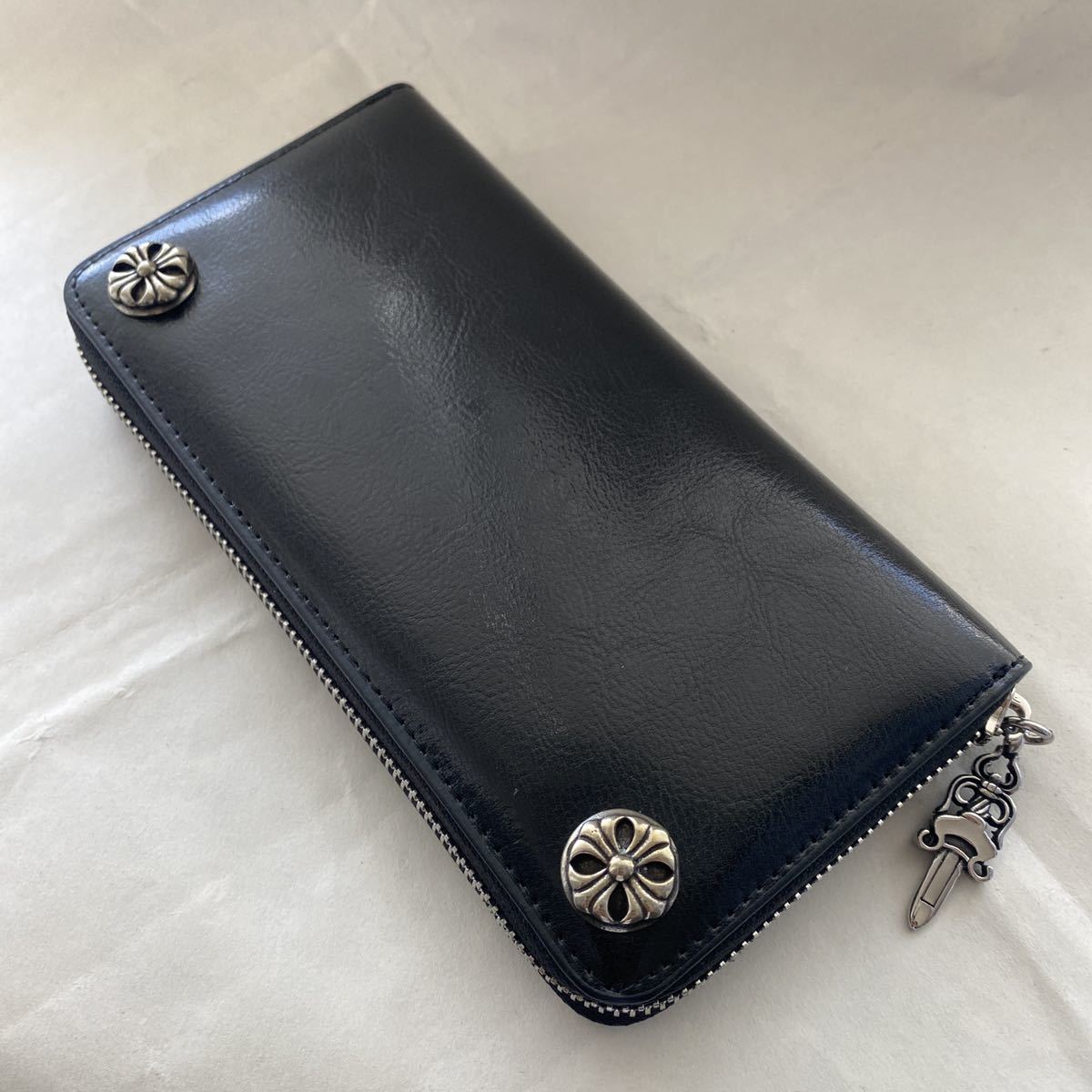 人気セール，新品 ハンドメイド クロス財布 メンズ 長財布 牛革 小銭入れ 革財布 ダガーチャーム(長財布（小銭入れあり）)｜売買されたオークション情報、yahooの商品情報をアーカイブ公開 - オークファン 長財布（小銭入れあり）