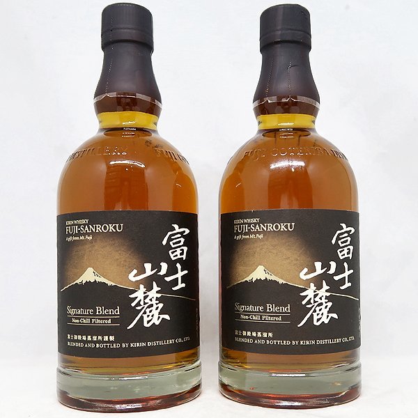 【お買い得，爆買い】 DKG 2本 キリン 富士山麓 シグニチャーブレンド 700ml 日本 ウイスキー 黒 KIRIN WHISKY FUJI-SANROKU Signature Blend &times; 2本(日本)｜売買されたオークション情報、yahooの商品情報をアーカイブ公開 - オー 日本