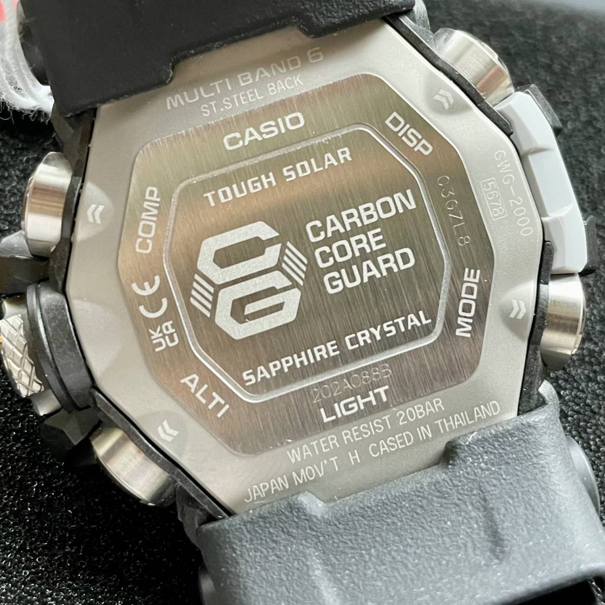極美品 タグ付き 国内正規品 カシオ CASIO G-SHOCK GWG-2000-1A1JF 