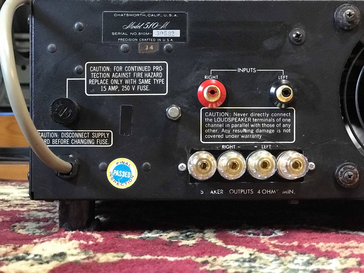 マランツ Marantz Model P510 IC類を一切使用していない往年の名機