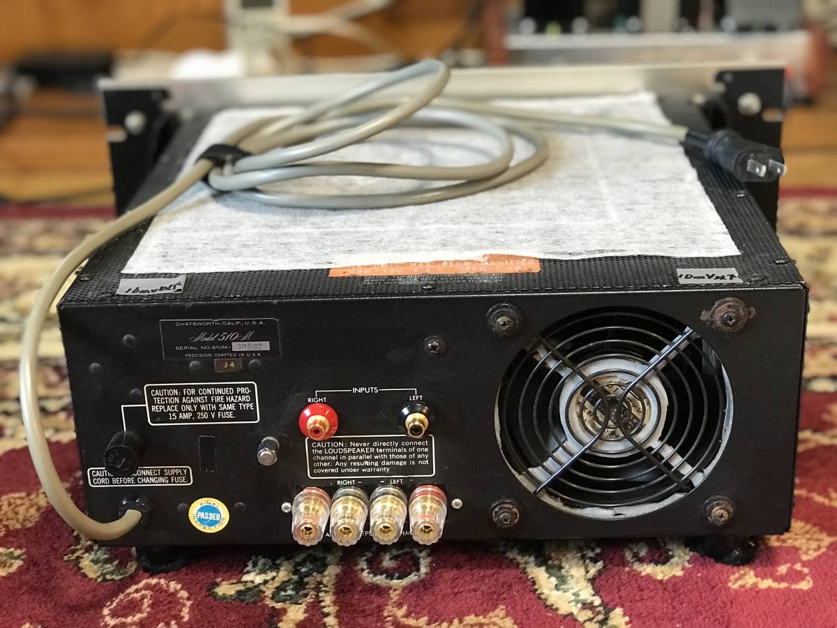 Marantz マランツ ステレオパワーアンプ Model　P510 動作品 マランツ Marantz Model P510 IC類を一切使用していない往年の名機