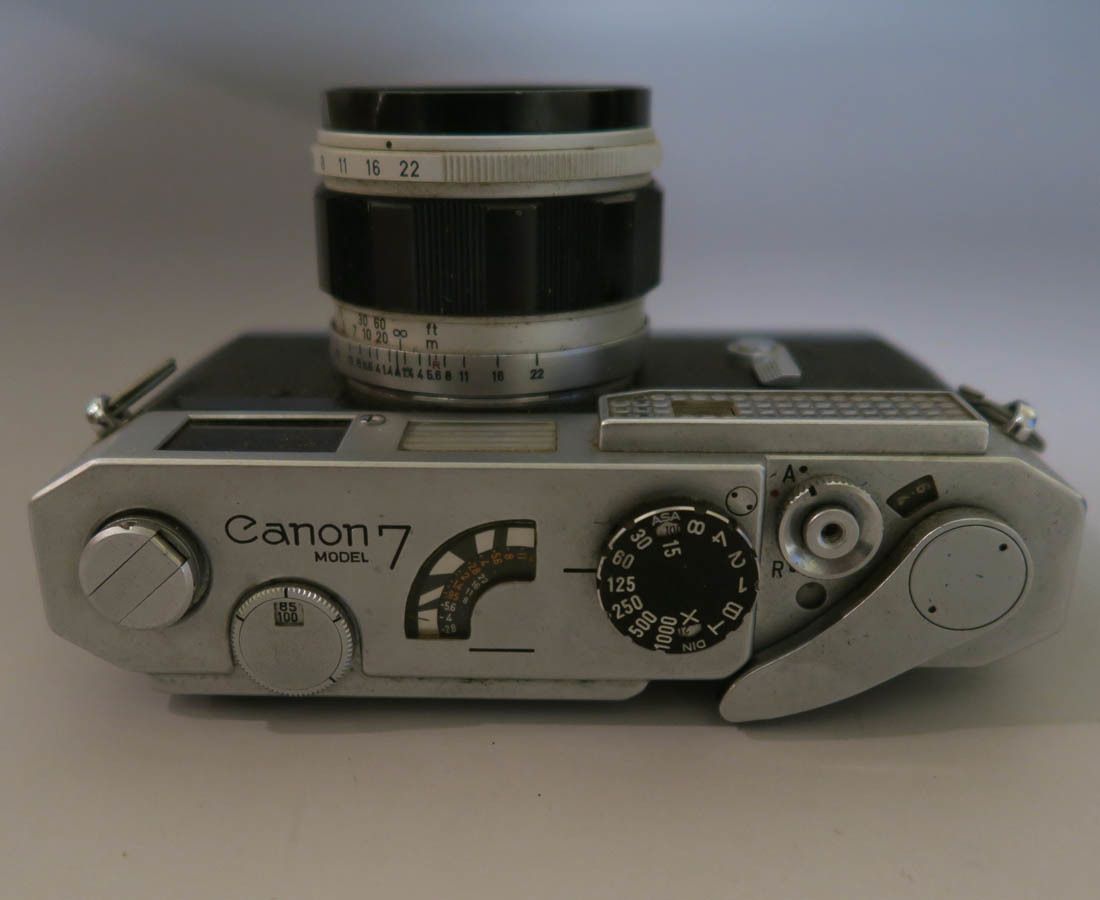 767 □CANON MODEL 7 50mm 1:1.4 レンジファインダー フィルムカメラ