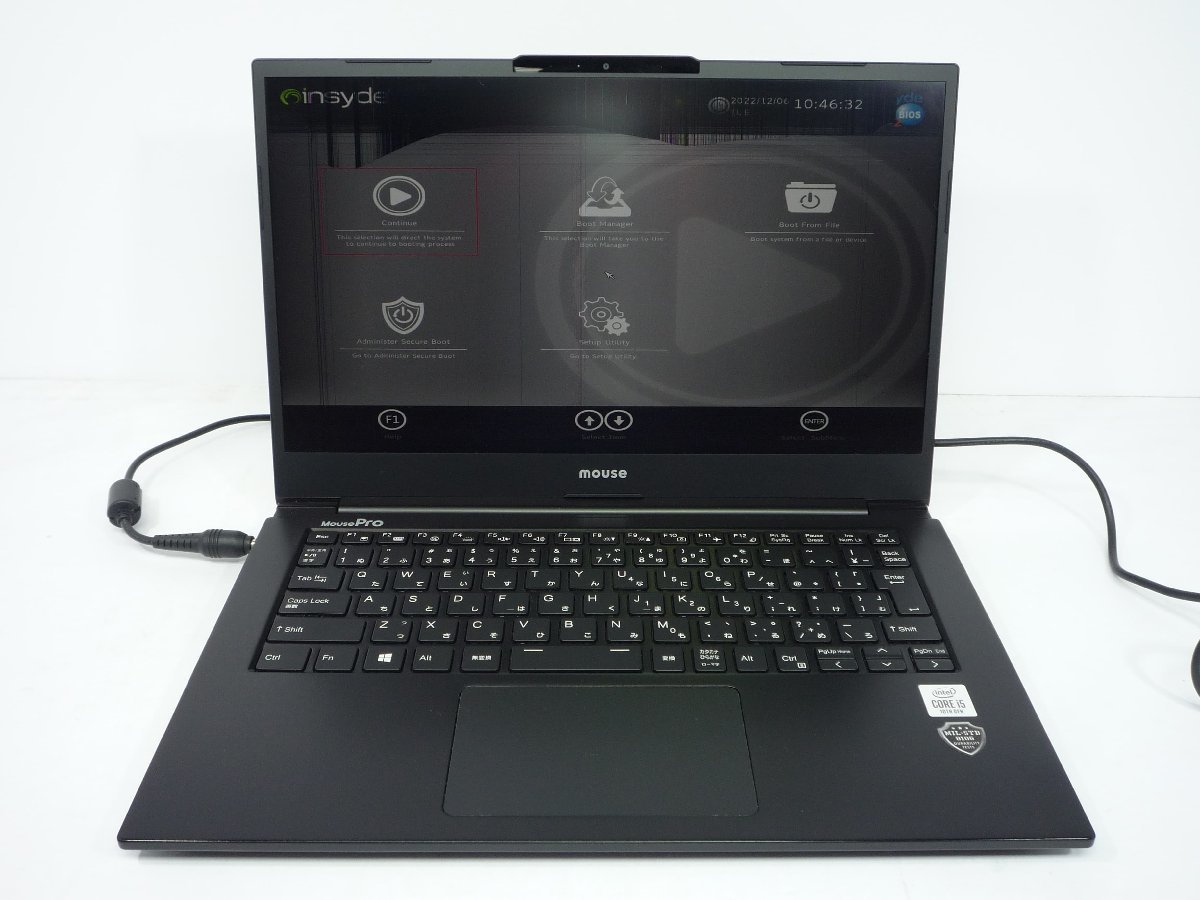 マウスコンピューター MPro-NB410H i5-10世代 メモリ8GB ジャンク Mousecomputer Mpro-NB410H-QD/ i5-10210U / 8GBメモリ