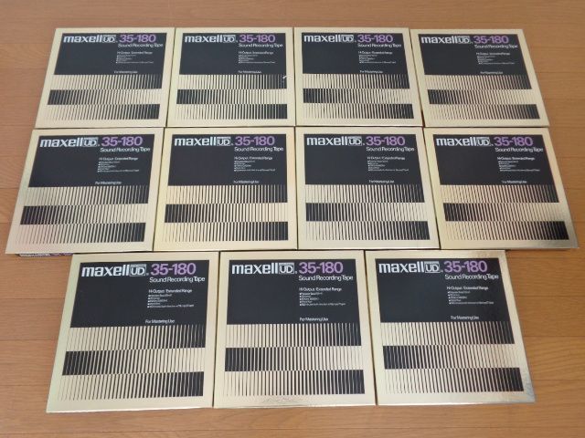 限定SALE，品質保証 Maxell マクセル UD 35-180 10号 オープン メタル リール テープ 11本セット 状態良し(オープンリールデッキ)｜売買されたオークション情報、yahooの商品情報をアーカイブ公開 - オークファン オープンリールデッキ