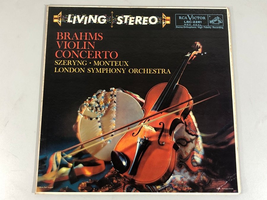 【お買い得，格安】 洗浄済 LP 米RCA LSC-2281 初期 ブラームス ヴァイオリン協奏曲 シェリング(協奏曲)｜売買されたオークション情報、yahooの商品情報をアーカイブ公開 - オークファン 協奏曲