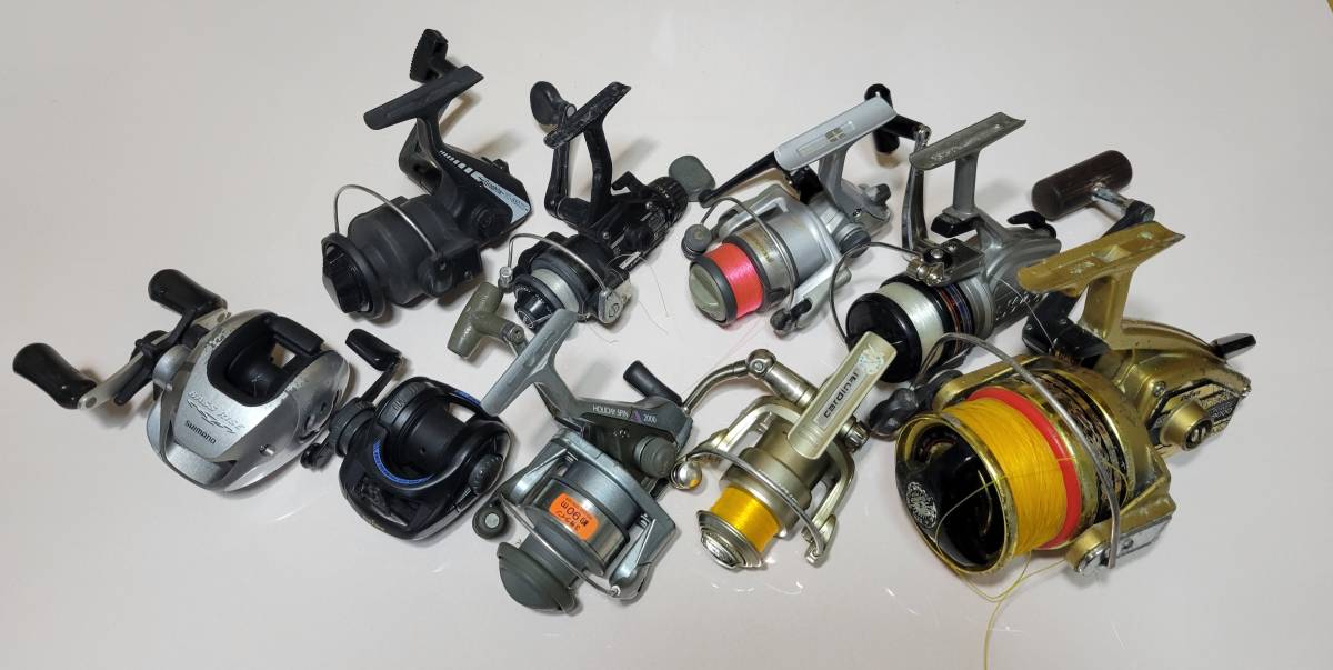 シマノ・ダイワ・ABU Garcia　リールまとめ売り リール セット スピニング ベイト シマノ ダイワ アブガルシア