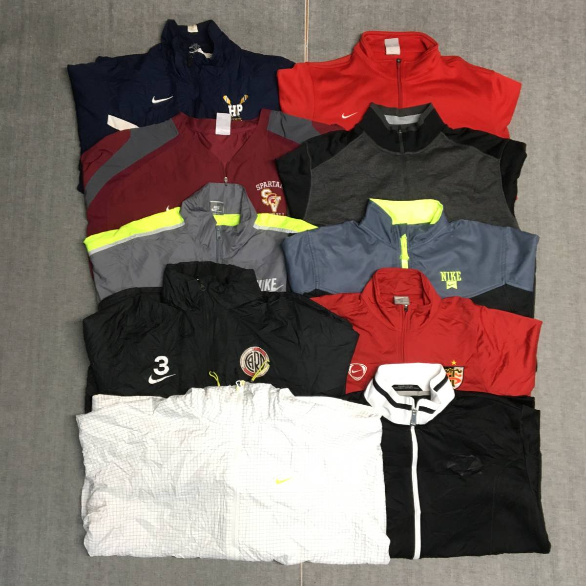 0708 NIKE ナイキ スポーツウェア 10枚セット まとめ売り 1円スタート 古着卸 ナイロンジャケット ジャージ ブルゾン ジャージ