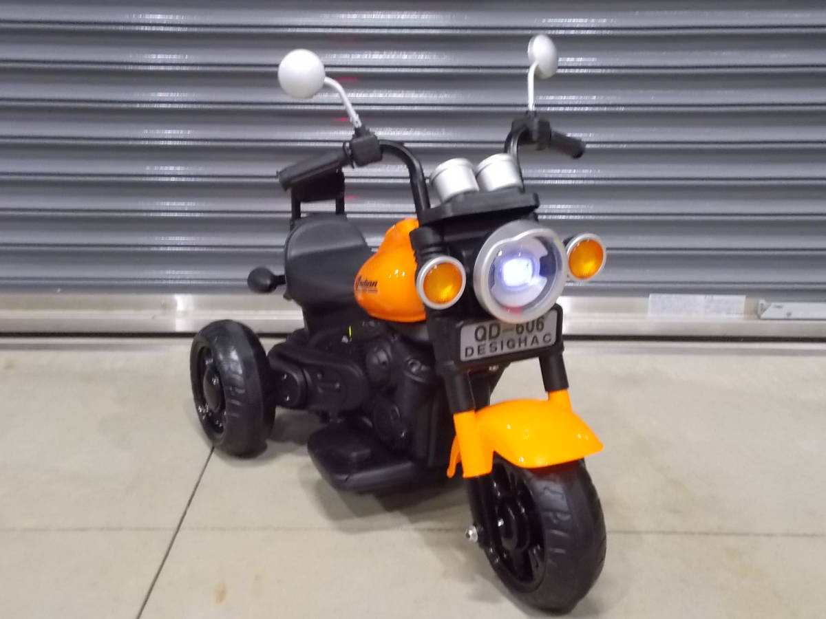 本物保証，得価 電動乗用バイク 乗用玩具 ３輪バイク 新車展示品 オレンジ アウトレット 誕生日 プレゼント インテリア(乗用玩具)｜売買されたオークション情報、yahooの商品情報をアーカイブ公開 - オーク その他