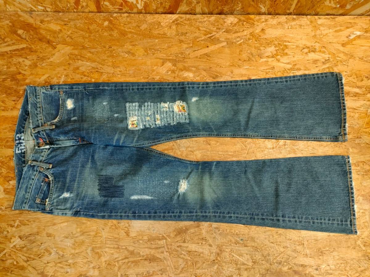 エドウィン EDWIN miss 503 Rude 53321 ブーツカット ダメージ加工 