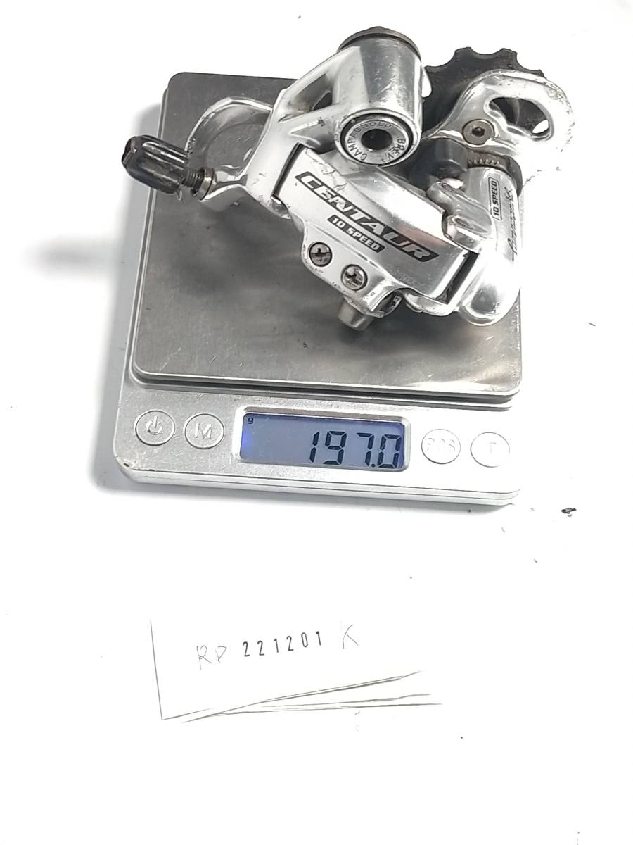 大得価，最新作 Campagnolo Centaur カンパニョーロ ケンタウル リアディレーラー ジャンク RD221201K(リアディレイラー)｜売買されたオークション情報、yahooの商品情報をアーカイブ公開 - オークファン リアディレイラー