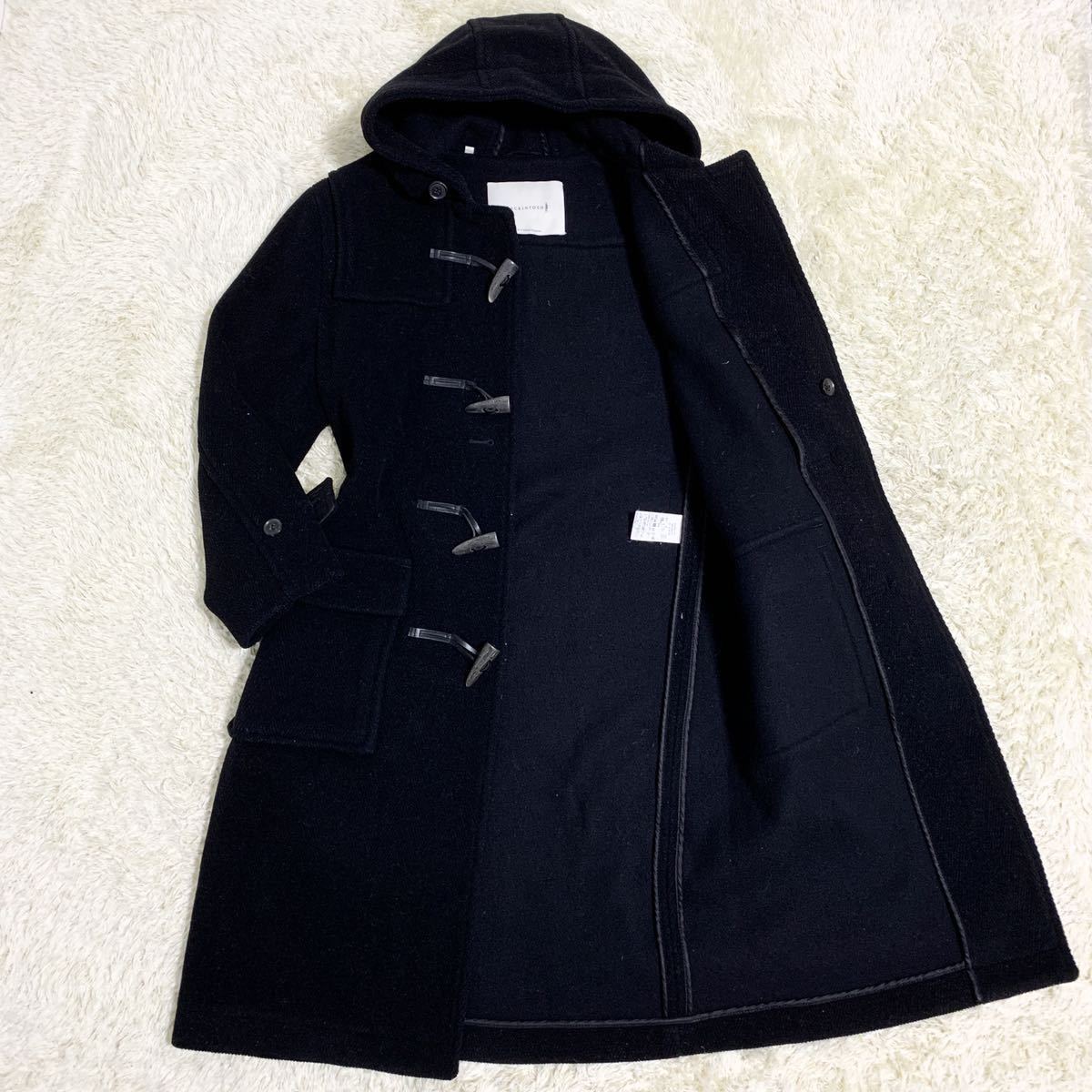 全国無料，得価 マッキントッシュ 最高級の品質 MACKINTOSH ダッフルコート ロングコート ヘリンボーン ウール 牛革 ブラック メンズ Mサイズ(Mサイズ)｜売買されたオークション情報、yahooの商品情報をアーカ Mサイズ