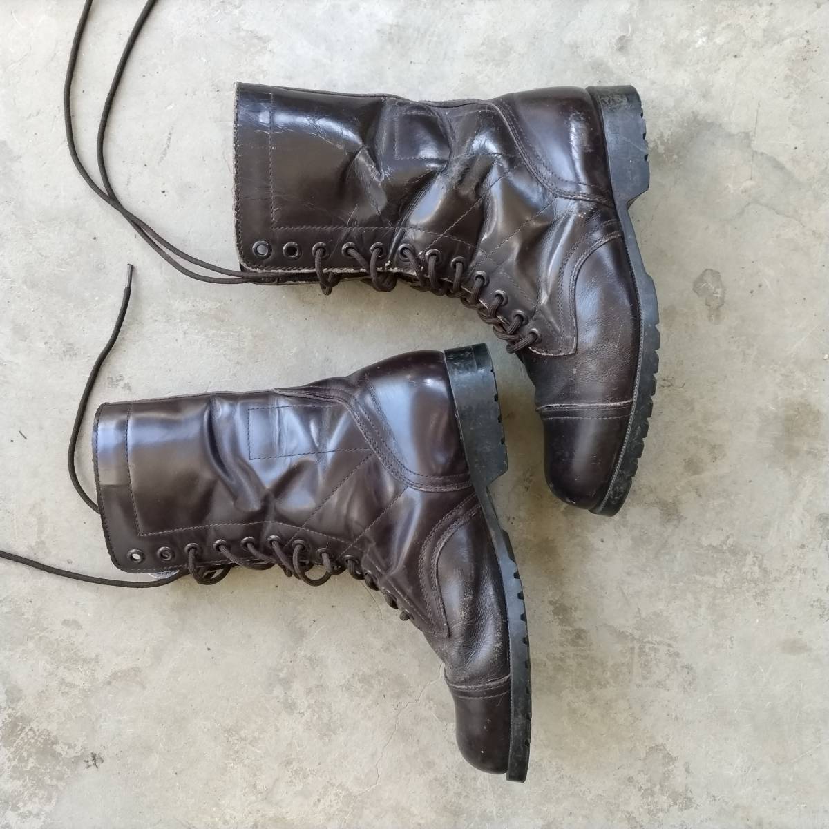 陸上自衛隊 空挺靴 1992年度製 フジ製靴KK 25.5cm